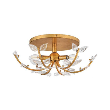 Aliso 15W 3 LED Medium Semi Flush Mount 20 Inch Wide by Hinkley - 48283DA