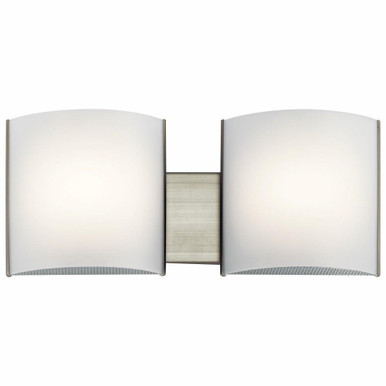 2 Light Vanity Light 19.25 Inch Wide by Kichler - 10798NILED