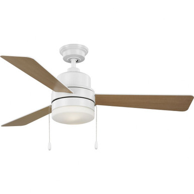 Trevina V 3 Blade Ceiling Fan with Light Kit 52 Inch Wide by Progress - P250076