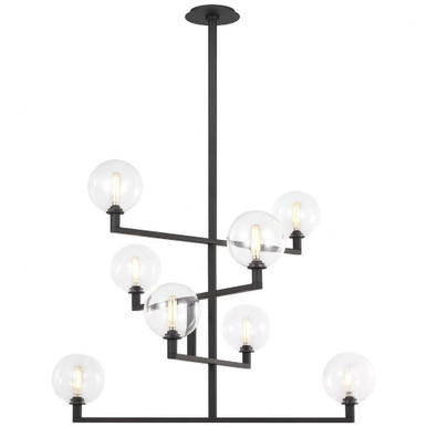 Gambit 2W 8 LED Chandelier 29.6 x 31.1 Inches Wide by Visual Comfort Modern - 700GMBCB-LED927