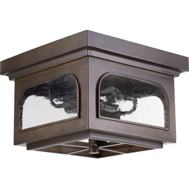 Fuller 2 Light 13 Inch Wide Outdoor Flush Mount by Quorum - 3603-13-86