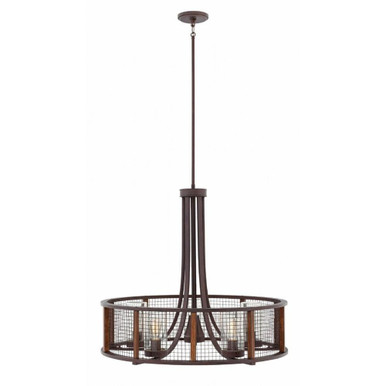 Beckett 5 Light Large Chandelier by Hinkley - 29616IR