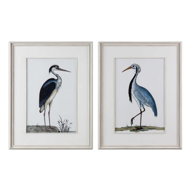 Shore Birds 42.5 Inch Framed Print (Set of 2) by Uttermost - 33668