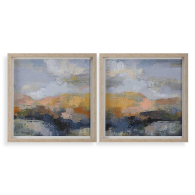 Dusk 36.25 Inch Framed Print (Set of 2) by Uttermost - 32342