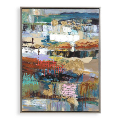 Fiesta 49 Inch Hand Painted Canvas by Uttermost - 37005
