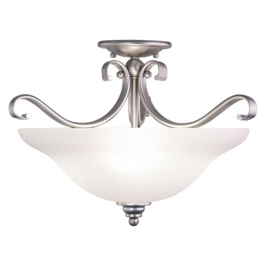 Monrovia 3 Light 5.25 Inch Wide Semi Flush Mount by Vaxcel - CF35417