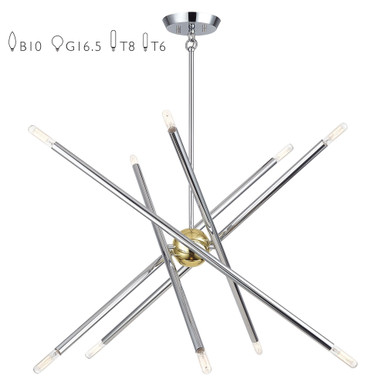Soho 10 Light Large Chandelier by Livex - 47006