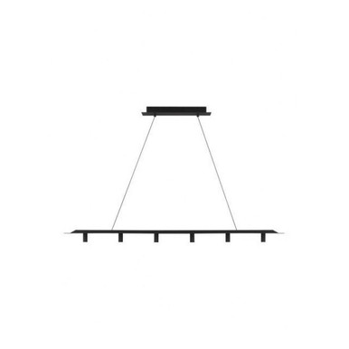 Ponte 50 One Light Linear Chandelier by VC Modern 700LSPNT50B-277