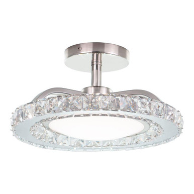 Clara 29W 1 LED 12.25 Inch Wide Semi Flush Mount by Vaxcel - C0276