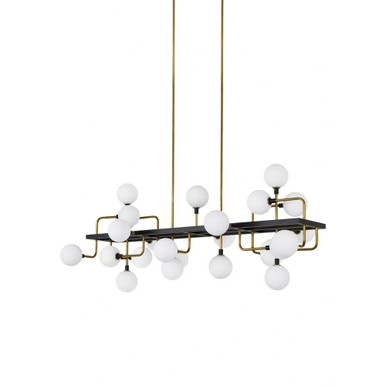 Sean Lavin 25 Light Large Linear Pendant by Visual Comfort Modern - 700LSVGO