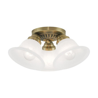 Edgemont 3 Light 14.75 Inch Wide Flush Mount by Livex - 1529