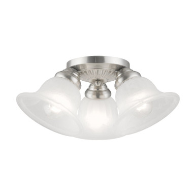 Edgemont 3 Light 14.75 Inch Wide Flush Mount by Livex - 1529