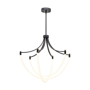 Cascata 3 Light Large Chandelier by Artcraft - AC6810BK