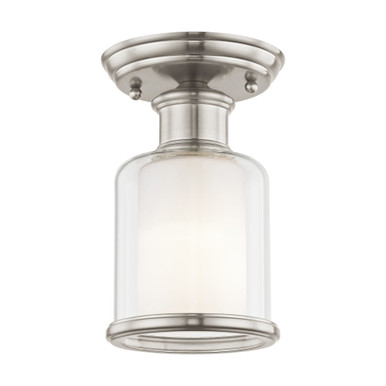 Middlebush 1 Light 5.5 Inch Wide Flush Mount by Livex - 40200