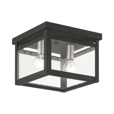 Milford 2 Light 8 Inch Wide Flush Mount by Livex - 4031