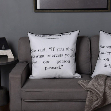 Dann Foley 24 Inch Double Sided Throw Pillow In Glam by Stylecraft - DFS10056DS