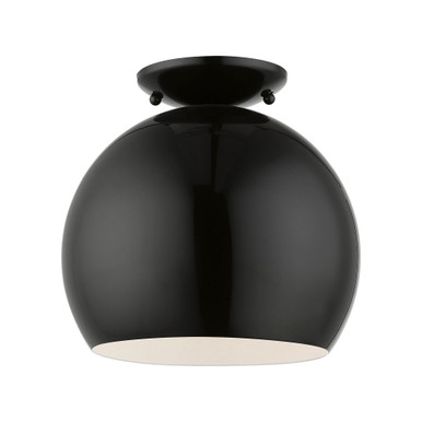 Piedmont 1 Light 10 Inch Wide Semi Flush Mount by Livex - 43390-1