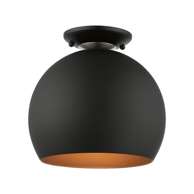 Piedmont 1 Light 10 Inch Wide Transitional Semi Flush Mount by Livex - 43390-2