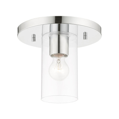 Zurich 1 Light 9 Inch Wide Flush Mount by Livex - 45471
