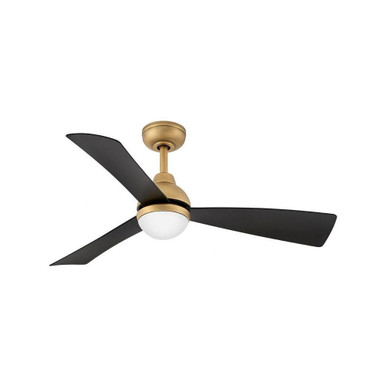 Una 3 Blade Ceiling Fan with Light Kit 44 Inch Wide by Hinkley  - 905644F