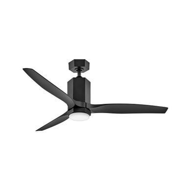 Facet 3 Blade Dual Mount Ceiling Fan with Light Kit 52 Inch W by Hinkley  - 905852
