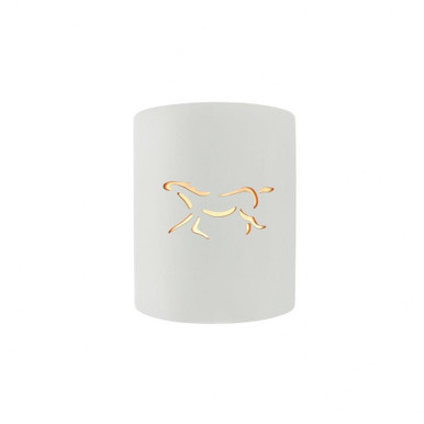 Sun Dagger 1 Light Horse Cut Out Wall Sconce by Justice Design - CER-9010
