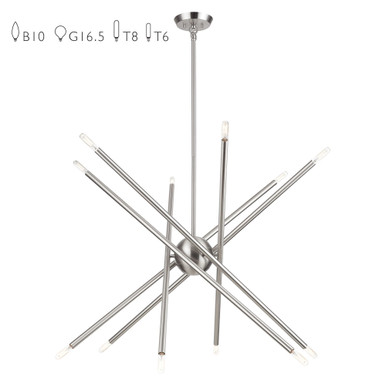 Soho 12 Light Oversized Chandelier by Livex - 47007
