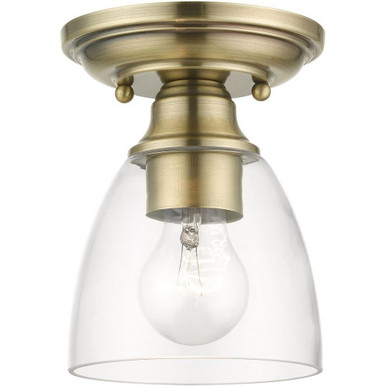Montgomery 1 Light 5 Inch Wide Flush Mount by Livex - 46331