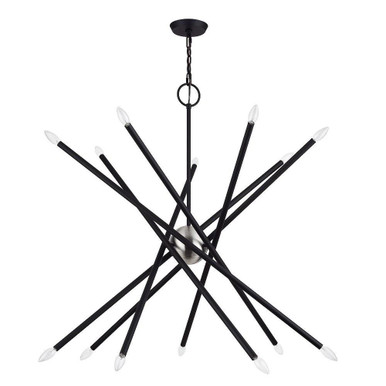Soho 14 Light Oversized Foyer Chandelier by Livex - 47009
