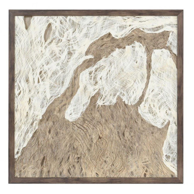 Swept Away Shadow Box II 23.6 Inch Framed Wall Art In Modern by Stylecraft - WI12149DS