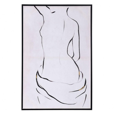 The Female Form II 35.4 Inch Print On Canvas Framed Wall Art by Stylecraft - WI33935DS
