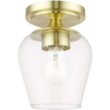 Willow 1 Light 5.75 Inch Wide Flush Mount by Livex - 46720