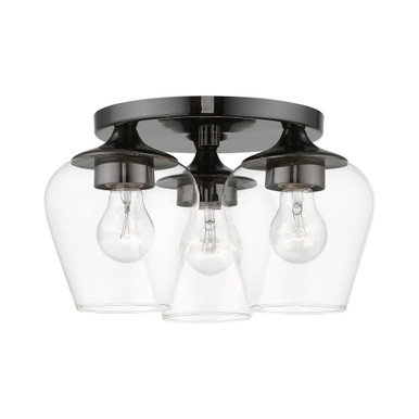 Willow 3 Light 13 Inch Wide Flush Mount by Livex - 46723