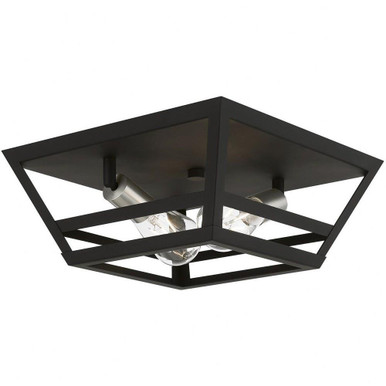 Schofield 2 Light 13 Inch Wide Flush Mount by Livex - 49560