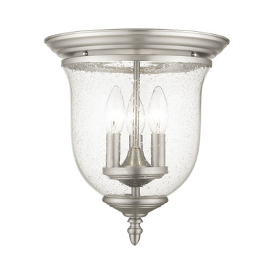 Legacy 3 Light 11.5 Inch Wide Traditional Flush Mount by Livex - 5024