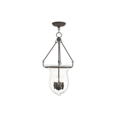 Canterbury 4 Light 14 Inch Wide Semi Flush Mount by Livex - 50297