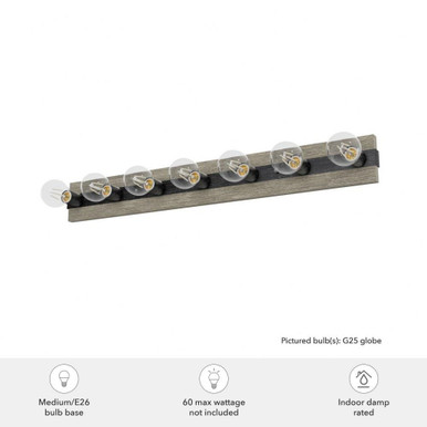 Donelson 7 Light Vanity Light by Hunter - 13052