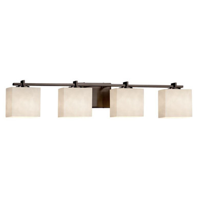 Clouds Era 4 Light Vanity Light 35.75 Inch Wide by Justice Design - CLD-8444-55
