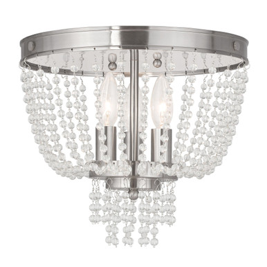 Valentina 3 Light 12.25 Inch Wide Flush Mount by Livex - 51864