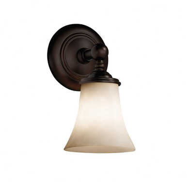 Clouds Tradition 1 Light Wall Sconce by Justice Design - CLD-8521-20