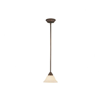 Coronado 1 Light 13 Inch Wide Semi Flush Mount by Livex - 6109