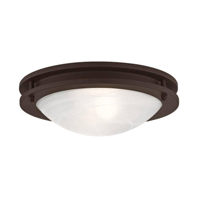 Ariel 2 Light 11 Inch Wide Flush Mount by Livex - 7057