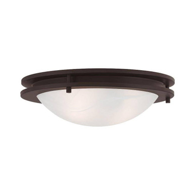 Ariel 2 Light 13 Inch Wide Flush Mount by Livex - 7058