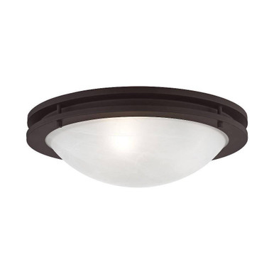 Ariel 3 Light 17 Inch Wide Flush Mount by Livex - 7059