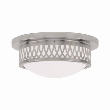 Westfield 2 Light 13 Inch Wide Flush Mount by Livex - 7352