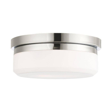 Stratus 2 Light 11 Inch Wide Flush Mount by Livex - 7391