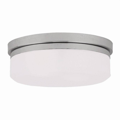 Stratus 2 Light 13 Inch Wide Flush Mount by Livex - 7392