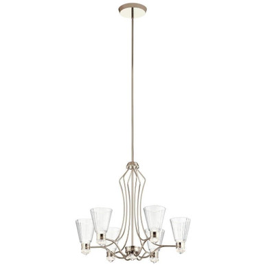 Kayva 13 Light Large Chandelier by Kichler - 44354PNLED