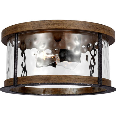 Angelo 2 Light 13.75 Inch Wide Flush Mount by Visual Comfort Studio - FM530DWK/SGM