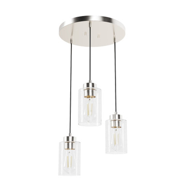 Hartland 3 Light Medium Pendant by Hunter Fans - 13063